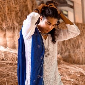 White transparent kurta